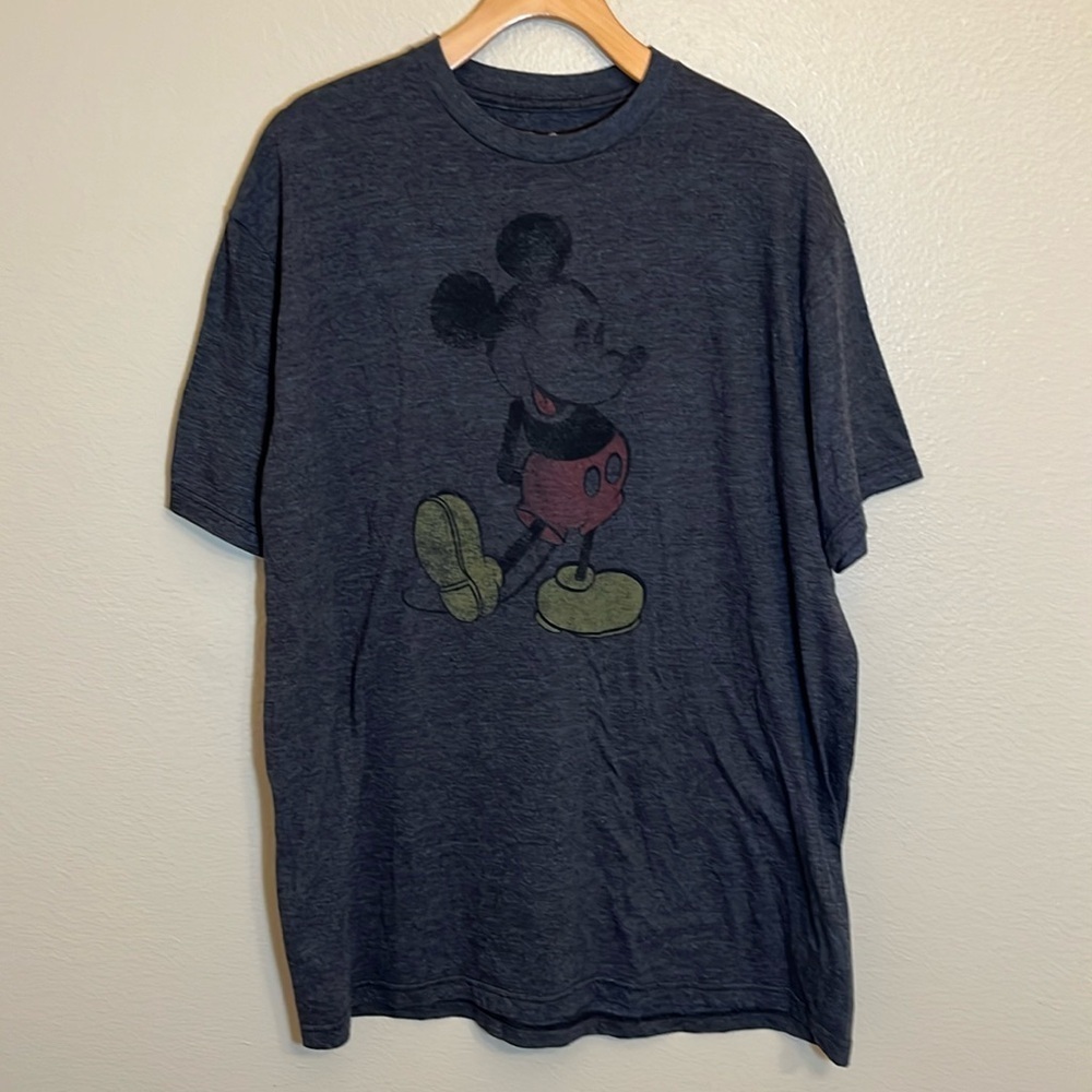 Disney Mickey Mouse Grey Short Sleeve Shirt